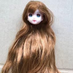 Licca Doll Head Princess DIY Toy Rare Collection Long Hair Doll Parts 1/6 Princess Doll Accessories Colorful Hair Doll Heads