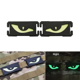 Molle EDC Identify Safety Outdoor Mark Strip Patch Umbrella Blood Type Nuclear Radiation Cat Eyes Tactical Equipment Accessorry