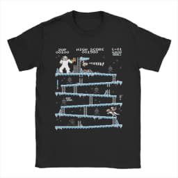 2026 Summer New Style Fun "Gorilla Khan" Video Game High-Quality Comfortable Men's Printed Round-neck T-Shirt