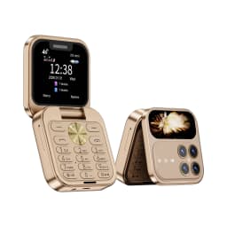 SERVO I18 mini 2G GSM/4G LTE Network Flip Mobile Phone 1.77-inch Screen Dual SIM FM Radio Flashlight Blacklist Mobile Phones
