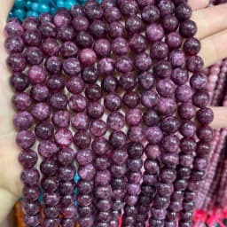 6 8 10MM Natural Stone Jade Chalcedony Round Multicolors Loose Beads For Jewelry Making Diy Charm Bracelets Necklace Accessories