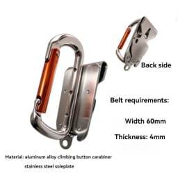 New Stainless Steel Quick Hanging Buckle, Universal Fit for Worx 132/132x/132TU Models, Gift for Men