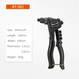 Riveter Gun with Rivet Nut Blind Rivet Guns Hand Riveting Kits Home DIY Nails Gun