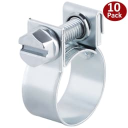 10pcs/pack Hose Clips Fuel Line Kit Small Fuel Line Hose Clips Clamp Diesel Petrol Pipe Coolant Radiator Water Pipe Clamp