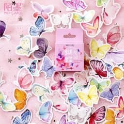 46pcs Dusk Landscape Decorative Stickers for Scrapbooking DIY Journaling Stationery Album Labeling Ins Inspired Stick-Ons