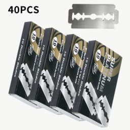 10Pcs/100Pcs Stainless Steel Razor Blades Old-Fashioned Manual Double Edge Shaver Razor Blade Hairdressing Barber Shaving Tools