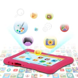 PRITOM 7 Inch Kids Tablet Quad Core Android 13 32GB WiFi Bluetooth Educational Software Installed