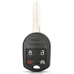 jingyuqin 10pcs FO38/HU101 Remote Key Shell For Ford Edge Explorer Ranger Windstar Expedition Mustang for Mazda Fob Case
