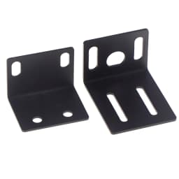 New 1 Set Metal 1U Rack Mount Ear Mounting Jointing With Screw Cap For Frame Box High Qulaity Wireless System Receiver Host