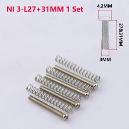 1 Set #3-48(2.5MM) / 3MM Electric Guitar Humbucker Pickups Height Adjusting Screws - KR(Origin)
