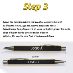 20-200pcs Wholesale Metal Pen Personalized with Your Company Logo PenAdvertising Pen Free Logo Printing Free Design Service