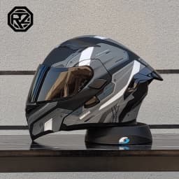 ORZ Motorcycle Helmet High Quality Dual Lens Modular Flipped Helmet Full Face Neutral Motorcycle Travel Helmet Off Road Helmet