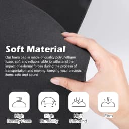 Shock-Absorbing Foam Pad Polyurethane Sponge Sheet Toolbox Cuttable Shadow Foam Insert Hard Case Sponge Board Tools Organizer