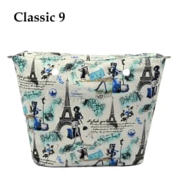 TANQU New Colorful Waterproof Inner Lining Insert Zipper Pocket for Classic Mini Obag Canvas  Inner Pocket for O Bag