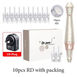 Dr.pen E30 with 12pcs Pen with Cartridges Nano Wireless Skin Care Kit Skin 0.25mm Needle Pen Skin Rejuvenation Machine