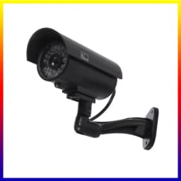 SNQP Fake Camera Dummy Waterproof Security CCTV Surveillance Camera With Flashing Red Led Light Outdoor Indoor