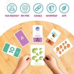 58PCS Baby Flash Cards Montessori Didactic Material Words Letter Number Learn Cards Color Shape Cognition Educational Parish Toy