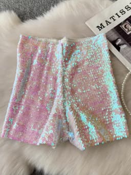 Shinny Sequins Short Pants Women Hot Summer High Waisted Female Booty Shorts Sexy Girl Streetwear Y2k Short Pants Dropshipping