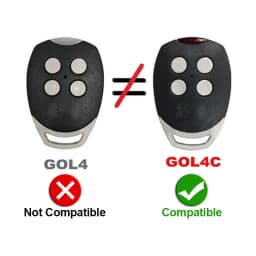 Copy Remote Control 433mhz Gol4C BIXLS Duplicator Handheld Transmitter 433.92 mhz Fixed Code Command Garage Door Opener