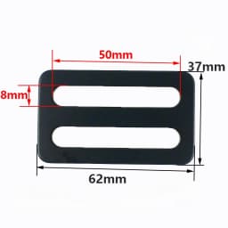 5/10Pcs 20-50mm Stainless Steel Tri-Glide Slider Buckles for Bag Strap Backpack Adjust Webbing Clips Clasp Bags Accessories