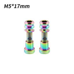 MUQZI Titanium Screw M5x17 19mm Stem Bolt Road Bike Handlebar Stem Bolt