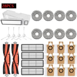 For XIAOMI Mijia Omni 1S B101CN B116 Robot Vacuums Spare Parts Dreame S10 S10+ Main Side Brush Rags Hepa Filter Dust Bags