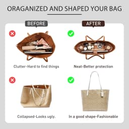 Bag Organizer Insert For City 33 Soft Nylon Durable Fashion Gift Bag Support Storage Inner Modification Bag Accessorie