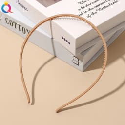 4mm Wide Thin Plastic Plain Headband for Women Girls Matte Hair Bands Teeth Comb DIY Skinny Hair Hoop Sport Hair Accessories
