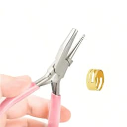 2pcs/1pcs Pink Jewelry Pliers and Ring Can Be Used to Make and Repair Various Jewelry Accessories, DIY for New and Experienced