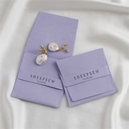 50pcs Personalized Custom Logo Jewelry Packaging Bags, Soft Microfiber Pouches for Bracelet Necklace Ring Wholesale