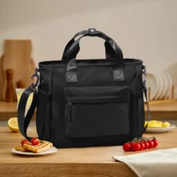 Large Capacity Insulated Lunch Bag - Waterproof And Portable For School And Office Keep Your Food Fresh And Delicious,Picnic Bag