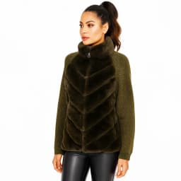 Black Friday Bestseller | Winter Rex Rabbit Fur Sweater Jacket | LAST STOCK • Lock Price | In Stock Select Sizes Only 250811