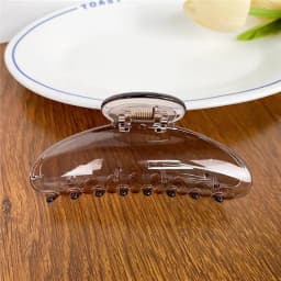 11CM Simple Large Hair Claws Clips Crab Hair Barrettes Women Girls PC Plastic Hair Clamps Ponytail Hairpins Hair Accessories