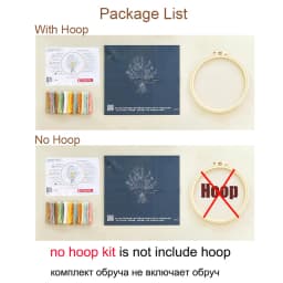 Nature Scenery Embroidery Kit for Beginners with Pattern Needlepoint Starter Kits for Adults Starter Embroidery Set