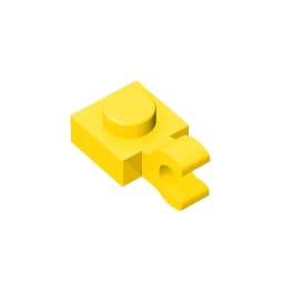 Gobricks GDS-813 PLATE 1X1 W/HOLDER VERTICAL compatible with lego 6019 61252 children's toys Assembles Building Blocks Technical