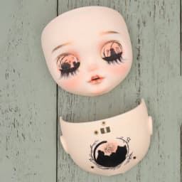 ICY DBS OOAK Blyth doll Hand-Painted Face Plate Including Back Plate Screws Lips carved 1/6 BJD Anime Girl