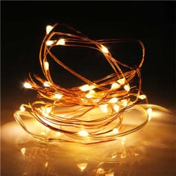 1M 2M Copper Wire LED String lights Holiday lighting Fairy Garland For Christmas Tree Wedding Party Decoration