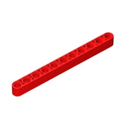 Gobricks 32525 10Pcs Liftarm Bricks Thick 1x11 Technic Parts Assembles Particles Model MOC Toys Sets DIY Car Lifting Function
