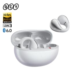 QCY Crossky C30S Open Ear Earphones Wireless Bluetooth 6.0 Clip-On Earbuds LDAC Hi-Res Audio Dual Connection 40H IPX5 Waterproof