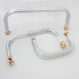 2-30 pieces,Medium 6inch 7.5 inch 8 inch Large 10 inch light weight aluminum tube clutch bag frame,Classical pouch new frames