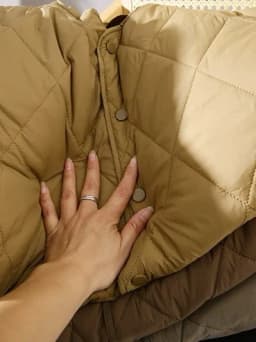 Men's Vintage American Style Cotton Jacket No Collar Warmth Outdoor Casual Fashion Standard Fit Polyester Fiber Pure Color