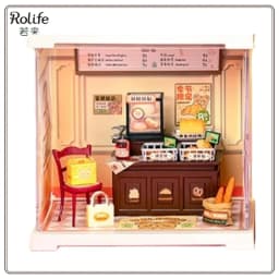New Original Rolife Super World DIY Wooden Mini House Scene Assembly Toy Model Blind Box Prop Landscape Children's Gift in Stock