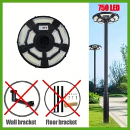 Solar Powered Outdoor Yard Light UFO Solar Charging Courtyard light Automatic On/Off from Dawn to Dusk source With Motion Sensor