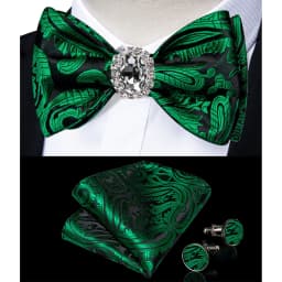 Classic White Selr-tie Bowtie with Ring Pocket Square Cufflinks Set Fashion Solid Men's Bow Tie for Wedding Groom Business Knots