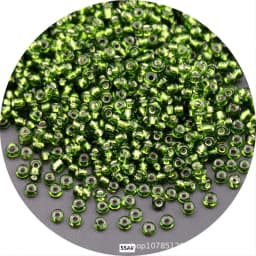 5g 1.5-4mm Transparent Cezch Silver Line Glass Beads 15/0 12/0 8/0 Spacer Seed Beads for Jewelry Making DIY Sewing Accessories
