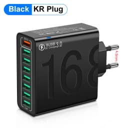 150W Multi Ports USB Charger Fast Charging EU/US Plug Phone Charger Adapter For iPhone Samsung Xiaomi Quick Charge Wall Charger