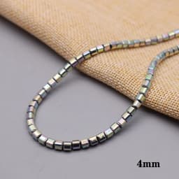 New color Natural Stone Hematite Beads Heart square Round disc Loose Spacer beads For Jewelry Making DIY
