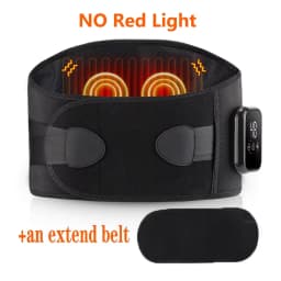 Cordless Red Light Heating Massage Waist Belt Back Support Lumbar Protector Electric Vibration Massager Waist Relieve Pressure