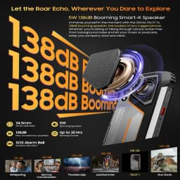 NEW Blackview OSCAL PILOT 1 Rugged Smartphone Android 14 6GB RAM 256GB ROM 15000mAh 50MP Camera Mobile Phone FM Fingerprint NFC