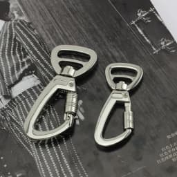 2-30PCS 16/21mm Silver Metal Detachable Snap Hook Trigger Clips Buckle for Leather Strap/ Belt Keychain Webbing Pet Leash Hooks